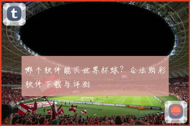 哪个软件能买世界杯球？合法购彩软件下载与评测